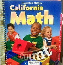 Math Grade K Teacher's Edition Volume 2
