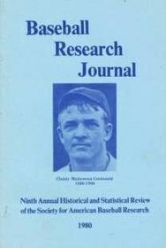 The Baseball Research Journal (BRJ), 1980