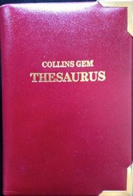 Collins Gem Thesaurus (Gem Dictionaries)