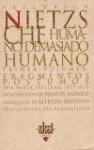 Humano, demasiado humano/ Human, too Humane (Spanish Edition)