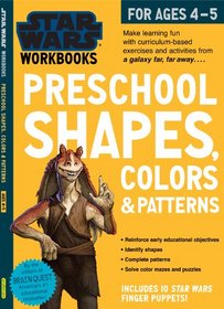 Star Wars Workbook: Preschool Shapes, Colors, and Patterns