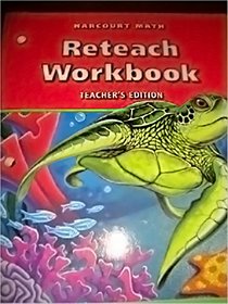 Harcourt Math Reteach Workbook Teachers Edition Grade 4