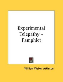 Experimental Telepathy - Pamphlet