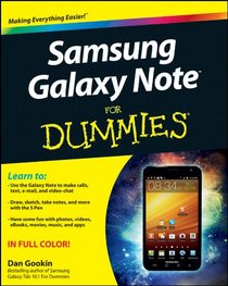 Samsung Galaxy Note For Dummies (For Dummies (Computer/Tech))