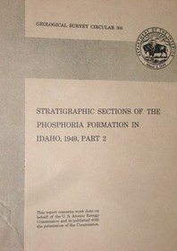 Stratigraphic sections of the phosphoria formations in Idaho , 1949 part 2