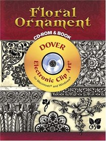 Floral Ornament CD-ROM and Book (Electronic Clip Art)