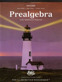 Prealgebra: with Additional Material
