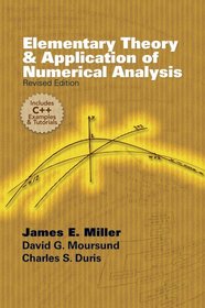 Elementary Theory and Application of Numerical Analysis: Revised Edition (Dover Books on Mathematics)