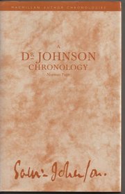 A Dr. Johnson Chronology (Youth Questions)