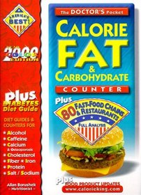 The Doctor's Calorie Fat & Carbohydrate Counter