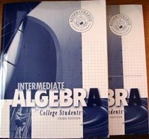 Intermediate Algebra for College Students, Set of Two: Workbook and Student Solutions Manual