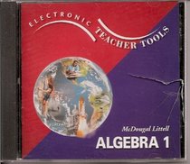 Mcdougal Littell Algebra 1: Electronic Teacher Tools