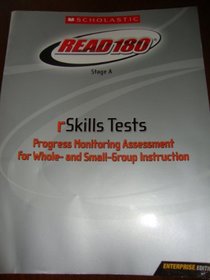 Raed 180 Stage A r Skills Tests (Scholastic Read 180 r Enterprise Edition)
