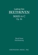 Mass in C, Op. 86 - Vocal score (Latin Edition)