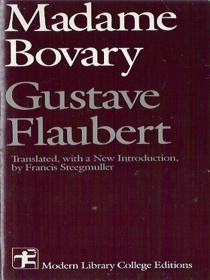 Madame Bovary: Patterns of Provincial Life (Modern Library)