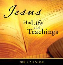 2008 Jesus: His Life and Teachings boxed calendar