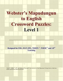Webster's Mapudungun to English Crossword Puzzles: Level 1