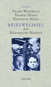 Briefwechsel mit Maximilian Harden (Pharus) (German Edition)
