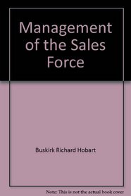 Management of the sales force