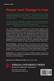 Power and Change in Iran: Politics of Contention and Conciliation (Indiana Series in Middle East Studies)