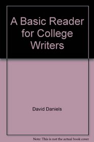 A Basic Reader for College Writers
