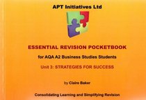 Essential Revision Pocketbook for AQA A2 Business Studies Students: Strategies for Success Unit 3