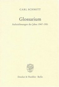 Glossarium: Aufzeichnungen der Jahre 1947-1951 (German Edition)