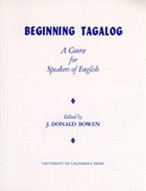 Beginning Tagalog: A Course for Speakers of English