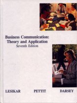 Business Communication: Theory and Application