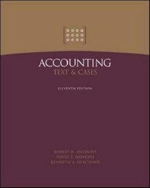 Accounting: Text and Cases