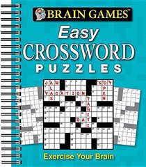 Brain Games Easy Crossword Puzzles