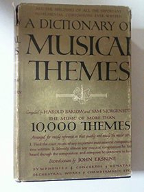 Dictionary Of Musical Themes (Music Book Index)