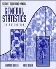 General Statistics, Student Solutions Manual
