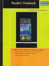 Prentice Hall Literature, The British Tradition [Penguin Edition]: Reader's Notebook