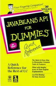 Javabeans Api for Dummies Quick Reference
