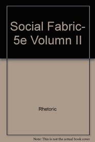 Social Fabric, 5e Volumn II (Social Fabric)