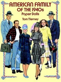 American Family of the 1940s Paper Dolls