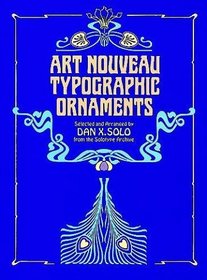 Art Nouveau Typographic Ornaments (Dover Pictorial Archive Series)