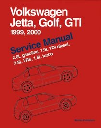 Volkswagen Jetta, Golf, GTI Service Manual: 1999-2000