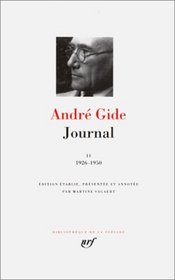 Gide : Journal, tome 2 : 1925 - 1950