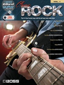Classic Rock Guitar Play-Al Ong Volume 1 (Roland Eband Custom Book With Usb Stick) (Boss eBand Guitar Play-Along)