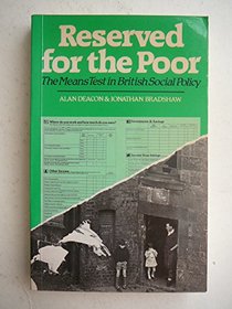 Reserved for the Poor: Means Test in British Social Policy