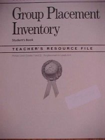 Group Placement Inventory Student's Book Primary Level (Grades 1,2) (Houghton Mifflin Reading)