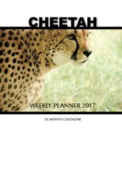 Cheetah Weekly Planner 2017: 16 Month Calendar