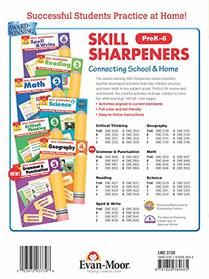 Evan-Moor Skill Sharpeners: Geography Grade Pre-K Student Edition Supplemental and Home Enrichment Workbook, Map Concepts