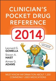 Clinicians Pocket Drug Reference 2014