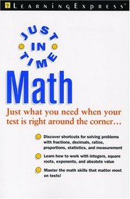 Just In Time Math (Rookie Read-About Science)