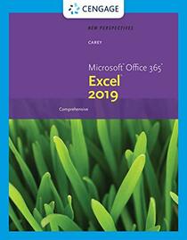 New Perspectives Microsoft Office 365 & Excel 2019 Comprehensive (MindTap Course List)