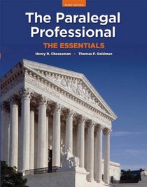 The Paralegal Professional: The Essentials Plus NEW MyLegalStudiesLab and Virtual Law Office Experience with Pearson eText -- Access Card Package (3rd Edition)