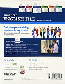 American English File 2E 2 Studentbook: With Online Practice
